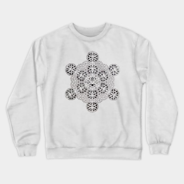 Magnetic fields 5 Crewneck Sweatshirt by Squidology